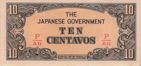 Philippinen 10 Centavos 1942 p.104b